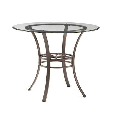 Lucianna Round Glass Top Dining Table
